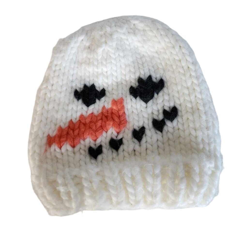 EUC Snowman Super Soft Knit Cap